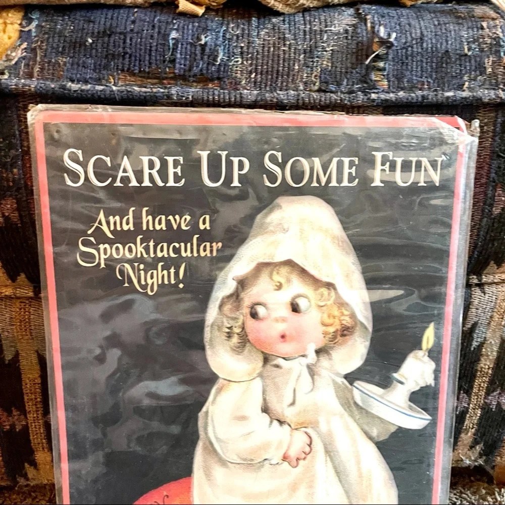NEW Halloween Scare Up Some Fun And Have A Spooktacular Night Metal Sign